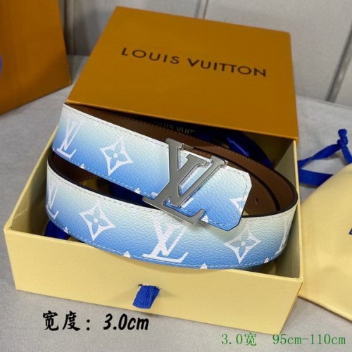 Super Perfect Quality LV Belts(100% Genuine Leather Steel Buckle)-2598