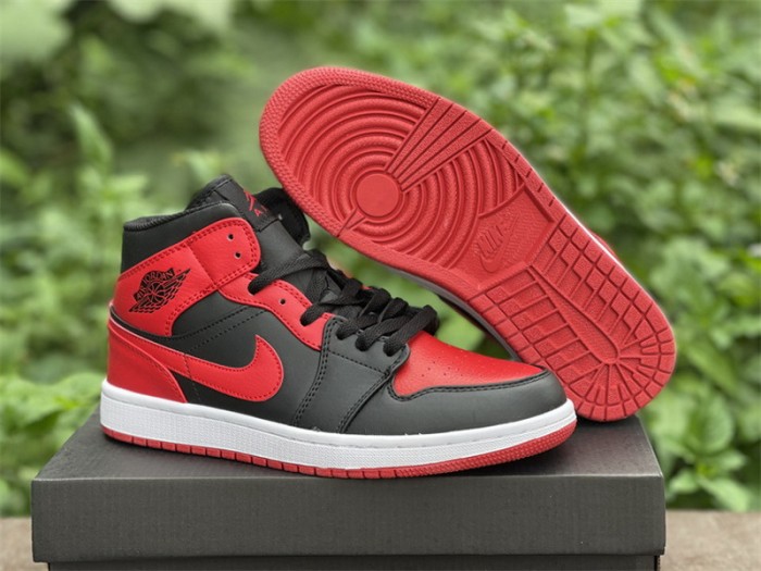 Authentic Air Jordan 1 Mid Bred GS