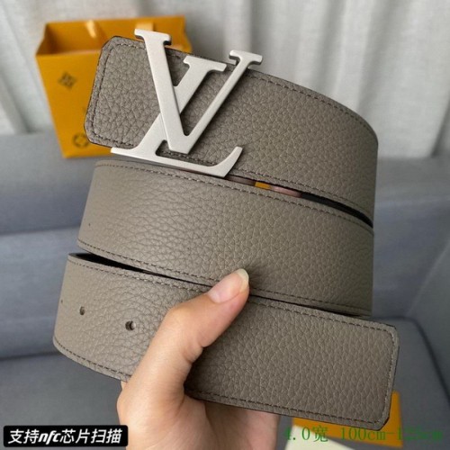 Super Perfect Quality LV Belts(100% Genuine Leather Steel Buckle)-2979