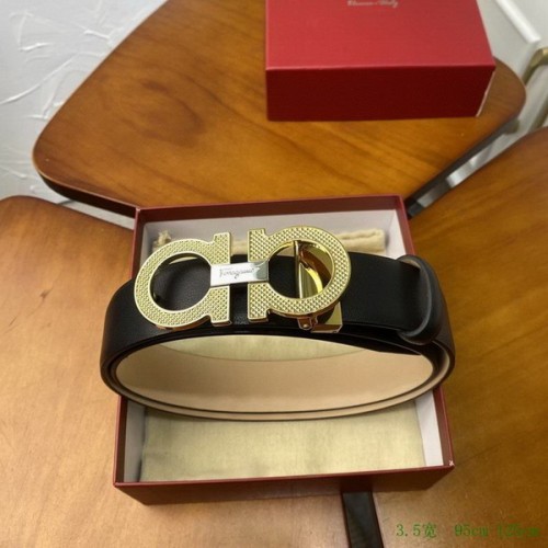 Super Perfect Quality Ferragamo Belts(100% Genuine Leather,steel Buckle)-1612