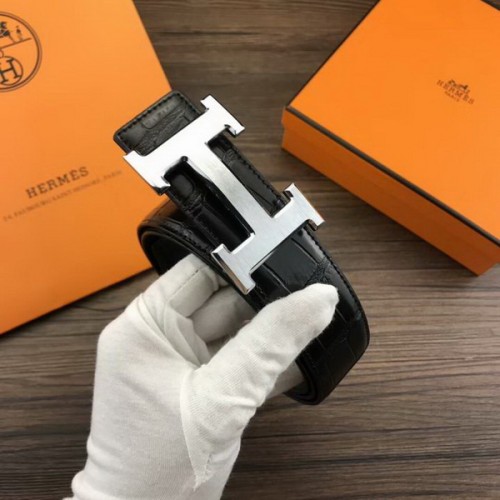 Super Perfect Quality Hermes Belts(100% Genuine Leather,Reversible Steel Buckle)-265