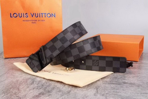 Super Perfect Quality LV Belts(100% Genuine Leather Steel Buckle)-1758