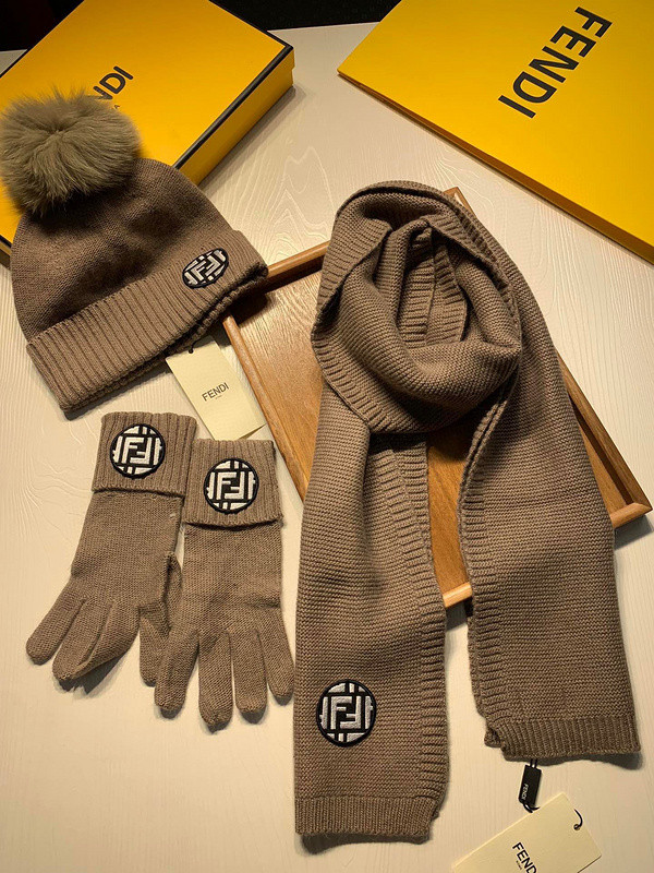 FD Wool Cap Scarf AAA-085
