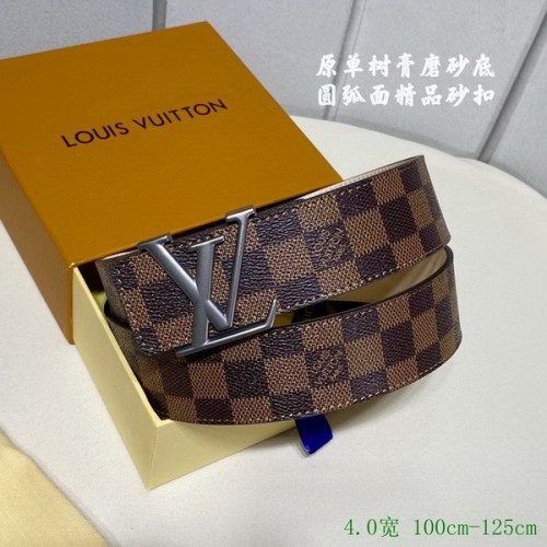 Super Perfect Quality LV Belts(100% Genuine Leather Steel Buckle)-2870