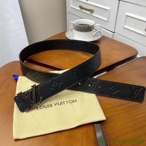 Super Perfect Quality LV Belts(100% Genuine Leather Steel Buckle)-2751
