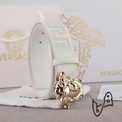 Super Perfect Quality Versace Belts(100% Genuine Leather,Steel Buckle)-412