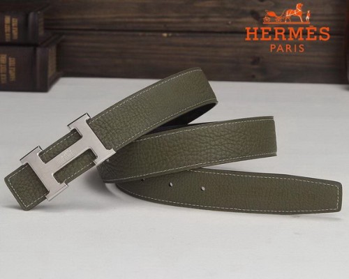 Super Perfect Quality Hermes Belts(100% Genuine Leather,Reversible Steel Buckle)-379