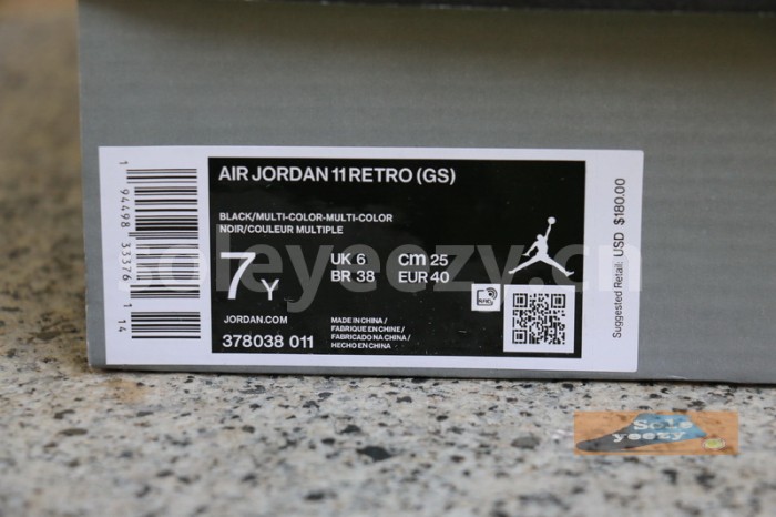 Authentic Air Jordan 11 “25th Anniversary”  GS