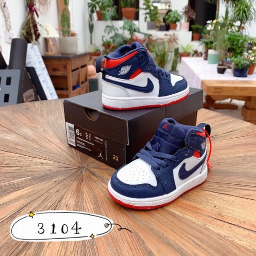 Jordan 1 kids shoes-166