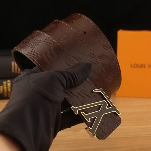 Super Perfect Quality LV Belts(100% Genuine Leather Steel Buckle)-2231