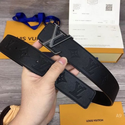Super Perfect Quality LV Belts(100% Genuine Leather Steel Buckle)-2117