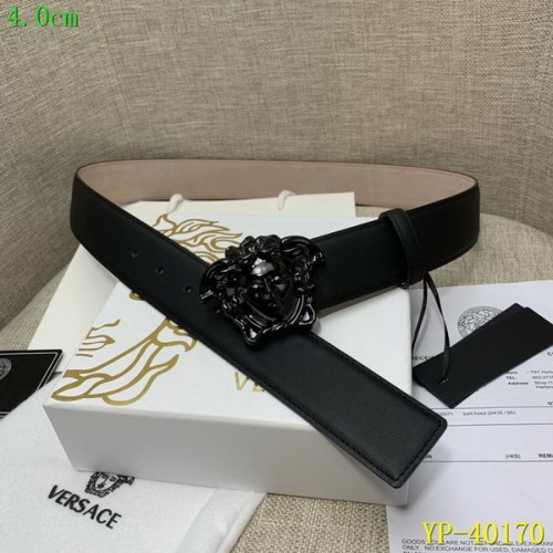 Super Perfect Quality Versace Belts(100% Genuine Leather,Steel Buckle)-028