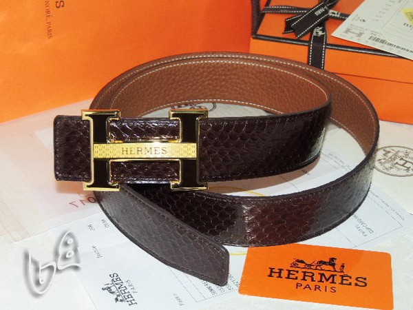 Super Perfect Quality Hermes Belts(100% Genuine Leather,Reversible Steel Buckle)-175