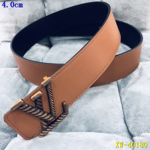 Super Perfect Quality LV Belts(100% Genuine Leather Steel Buckle)-1755