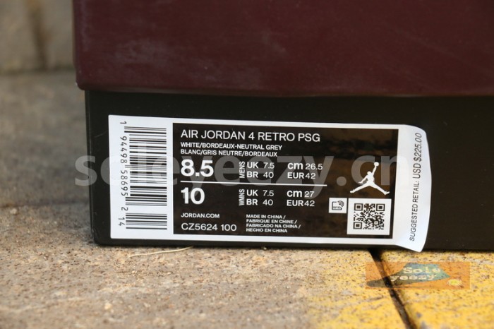 Authentic PSG x Air Jordan 4 Retro Paris Saint-Germain
