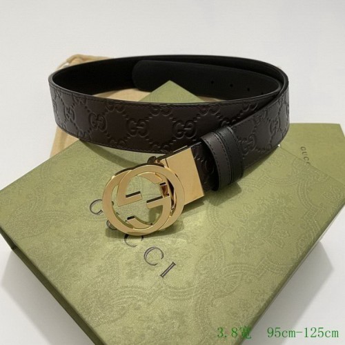 Super Perfect Quality G Belts(100% Genuine Leather,steel Buckle)-2802