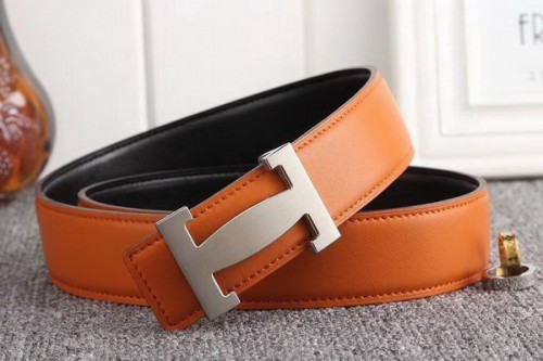 Super Perfect Quality Hermes Belts(100% Genuine Leather,Reversible Steel Buckle)-449
