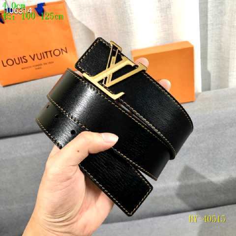 Super Perfect Quality LV Belts(100% Genuine Leather Steel Buckle)-2471