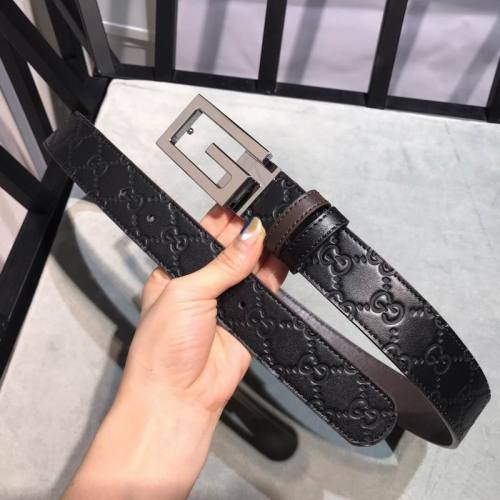 Super Perfect Quality G women Belts(100% Genuine Leather,steel Buckle)-328