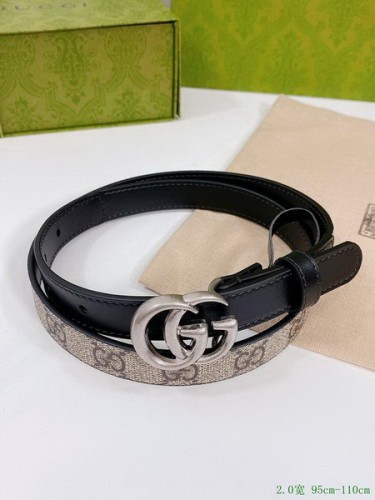 Super Perfect Quality G Belts(100% Genuine Leather,steel Buckle)-2692