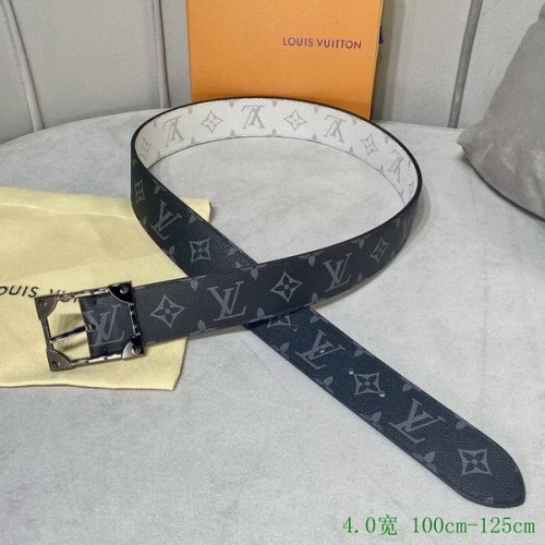 Super Perfect Quality LV Belts(100% Genuine Leather Steel Buckle)-3094