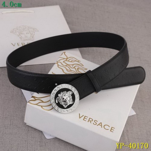 Super Perfect Quality Versace Belts(100% Genuine Leather,Steel Buckle)-048
