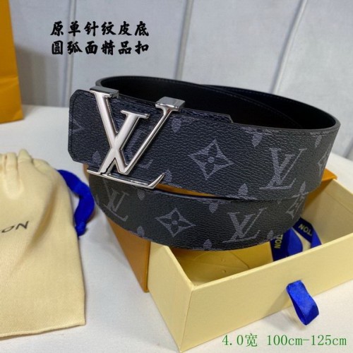 Super Perfect Quality LV Belts(100% Genuine Leather Steel Buckle)-2864