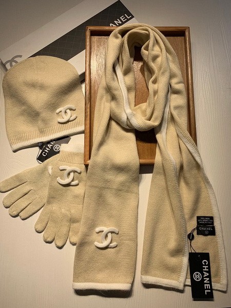 CHAL Wool Cap Scarf AAA-157