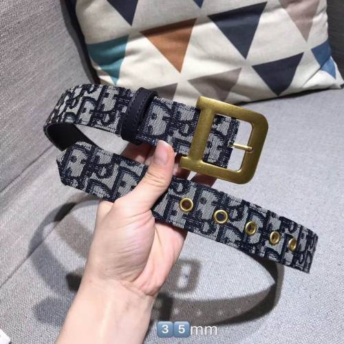 Super Perfect Quality Dior Belts(100% Genuine Leather,steel Buckle)-122