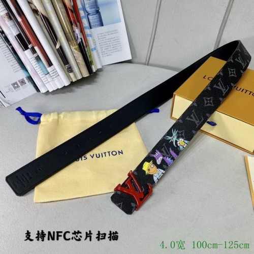 Super Perfect Quality LV Belts(100% Genuine Leather Steel Buckle)-2987