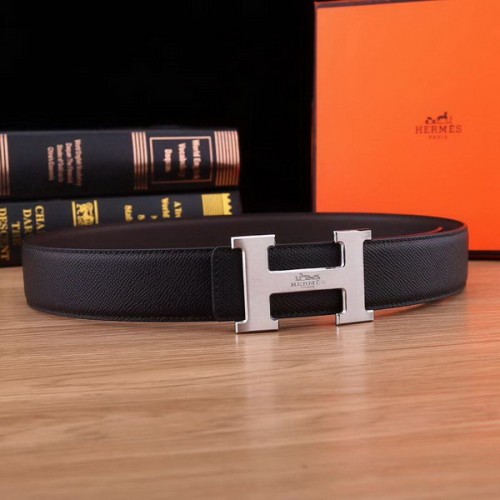 Super Perfect Quality Hermes Belts(100% Genuine Leather,Reversible Steel Buckle)-518