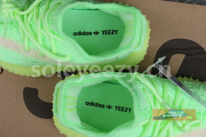 Authentic AD Yeezy 350 Boost V2 “Glow” kids shoes