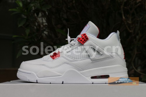 Authentic Air Jordan 4 “Red Metallic”