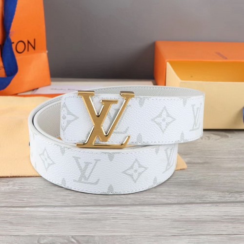 Super Perfect Quality LV Belts(100% Genuine Leather Steel Buckle)-2049