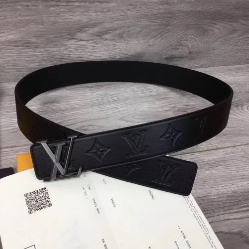 Super Perfect Quality LV Belts(100% Genuine Leather Steel Buckle)-1470