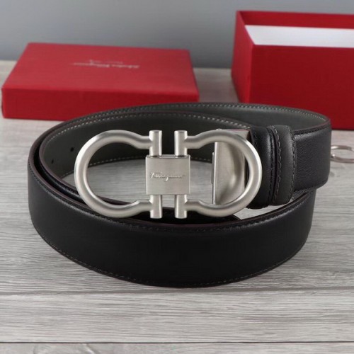 Super Perfect Quality Ferragamo Belts(100% Genuine Leather,steel Buckle)-927
