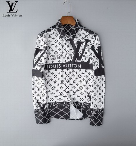 LV long sleeve shirt men-052(M-XXXL)