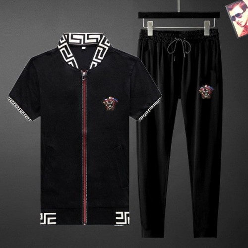 Versace short sleeve men suit-064(M-XXXL)