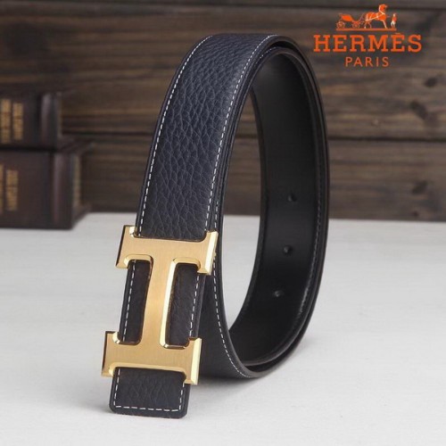 Super Perfect Quality Hermes Belts(100% Genuine Leather,Reversible Steel Buckle)-380