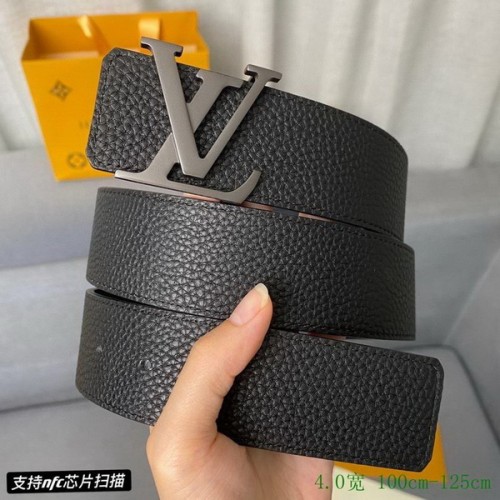 Super Perfect Quality LV Belts(100% Genuine Leather Steel Buckle)-2977