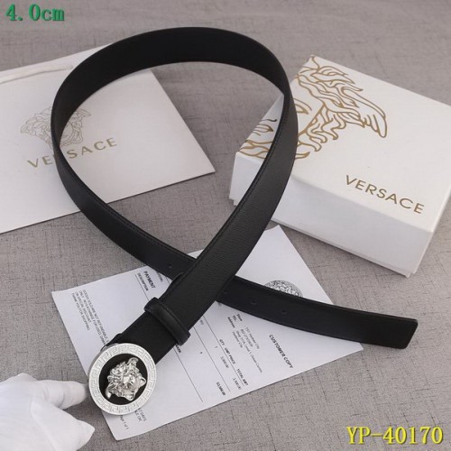 Super Perfect Quality Versace Belts(100% Genuine Leather,Steel Buckle)-046