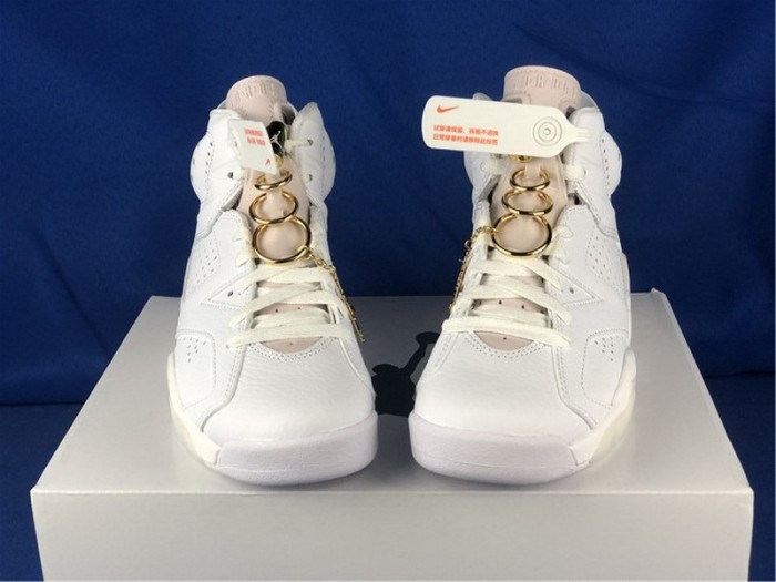 Authentic Air Jordan 6 WMNS “Gold Hoops”