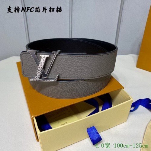 Super Perfect Quality LV Belts(100% Genuine Leather Steel Buckle)-2900