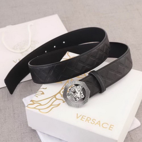 Super Perfect Quality Versace Belts(100% Genuine Leather,Steel Buckle)-452