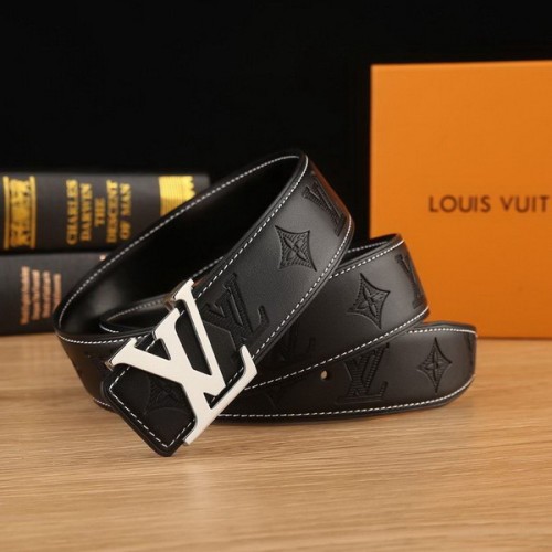 Super Perfect Quality LV Belts(100% Genuine Leather Steel Buckle)-2118