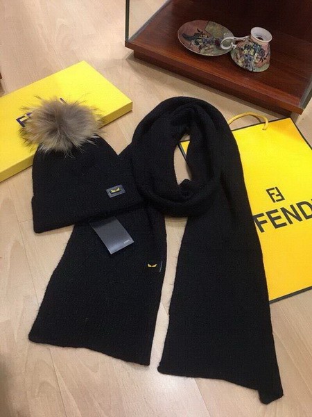 FD Wool Cap Scarf AAA-117