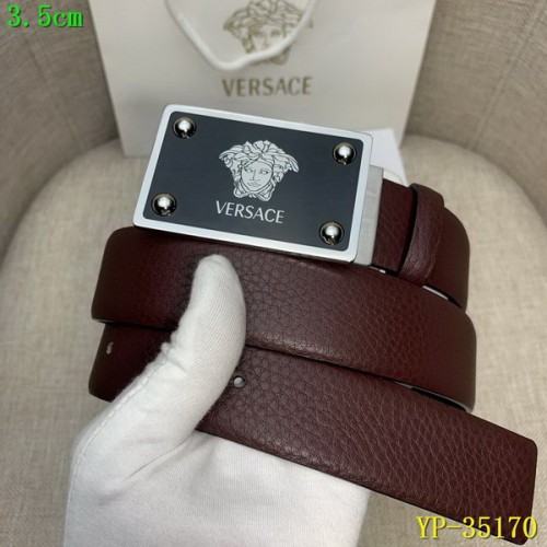 Super Perfect Quality Versace Belts(100% Genuine Leather,Steel Buckle)-708