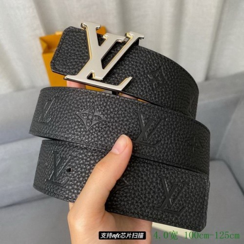 Super Perfect Quality LV Belts(100% Genuine Leather Steel Buckle)-2770