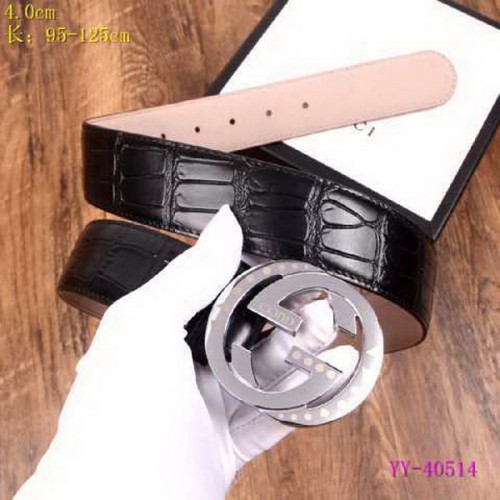 Super Perfect Quality G Belts(100% Genuine Leather,steel Buckle)-2610