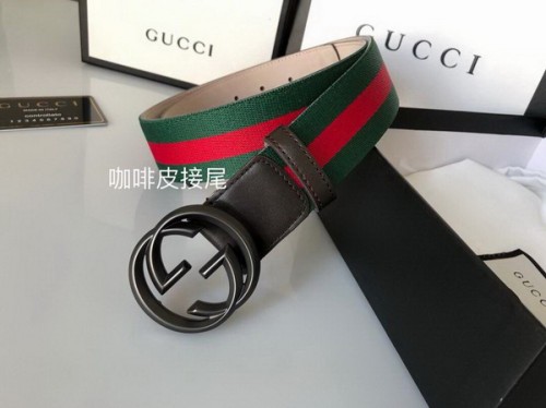 Super Perfect Quality G Belts(100% Genuine Leather,steel Buckle)-2299